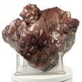 Red hematoid quartz cluster with sharp crystal points, Thunder Bay Ontario