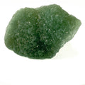 Botryoidal green fluorite specimen on white background